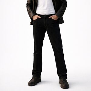 Ralph Lauren Men's 36/30 Hampton Dark Jeans - Relaxed Straight Fit